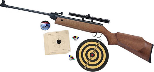 Perfecta 45 shooting kit riffel med tilbehør