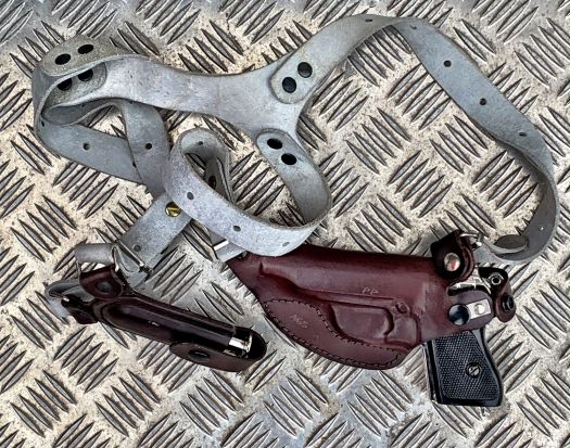 Walther PPK pistol, nickel agent- og politipistol