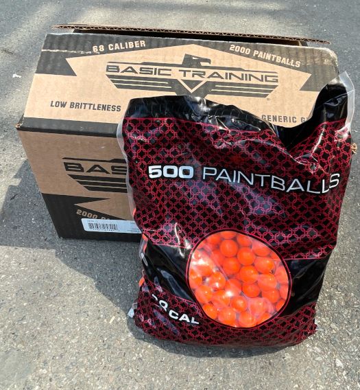 GI Sportz Basic TRaining paintballs caliber .68 økonomikugler til paintballspil
