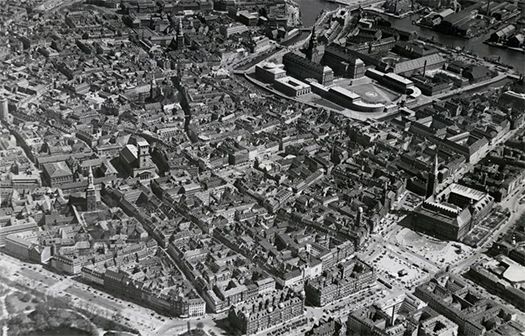 Luftfotografi af København 1939