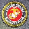 United States Marine Cops logo patch ø78 mm