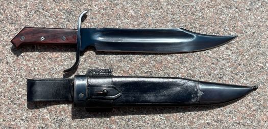 Cold Steel Frontier 1917 Bowiekniv med rosentræskæfte og læderskede