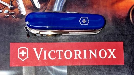 Victorinox champ schweizerkniv, blå