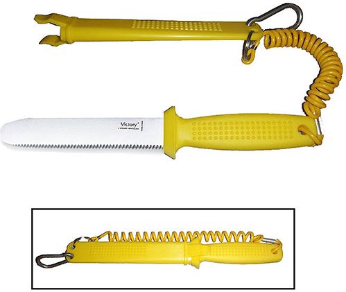 Dykkerknive, dykkerknives skeder, dykkerknives brug og montering