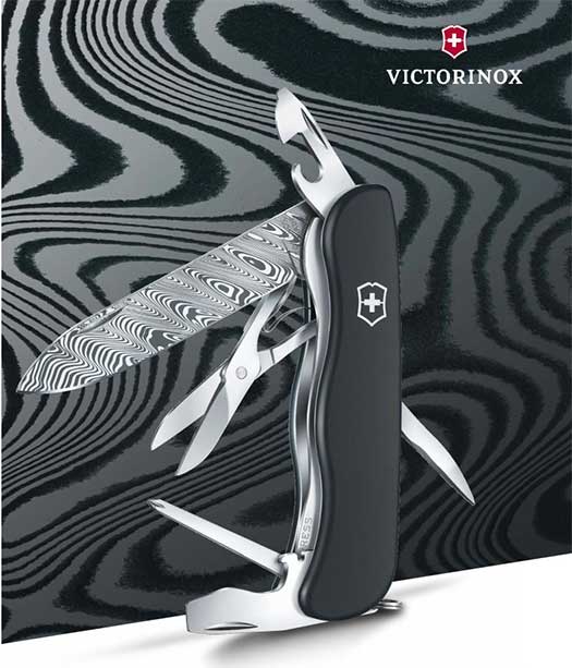 Victorinox 2017 Årgangskniv, damaskus knivblad, 0.8501.J17 Limited Edition 2017
