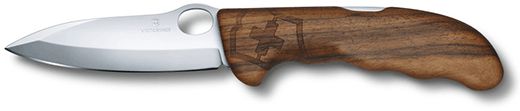 STor voksenfldekniv fra Victoprinox model Pro Hunter med skæfte at Valnøddetræ 0.9410.63