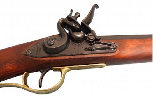 Kentucky riffel, lang flintriffel, borgerkrigsmodel, Denix 1137