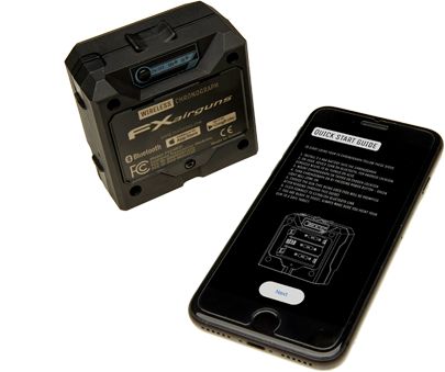 FX radar lommechronograph som tilsluttes smartphone via bluetooth