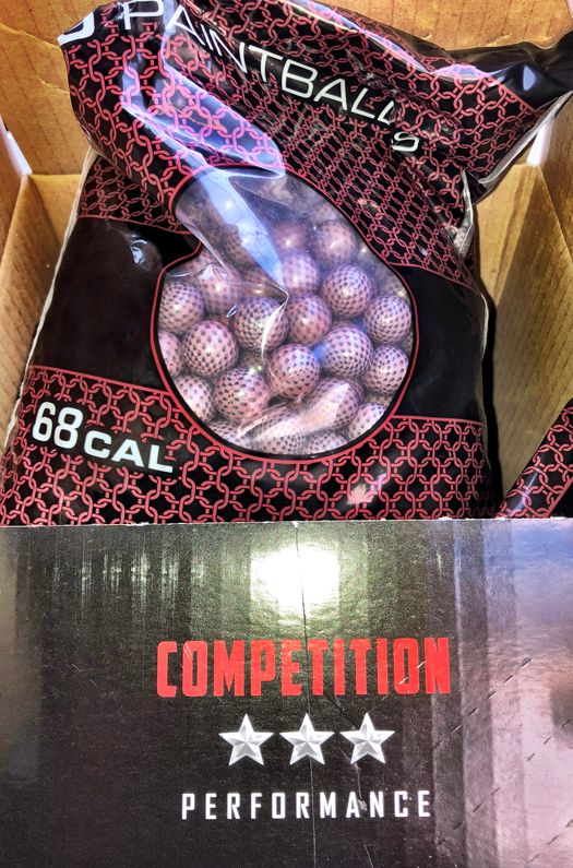 3 star carbon GI sportz caliber .68 paintballs i pose Competition