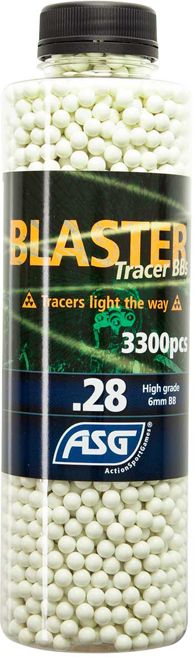 Blaster 0,28 grams selvlysdende 6 mm bb kugler softairammunition