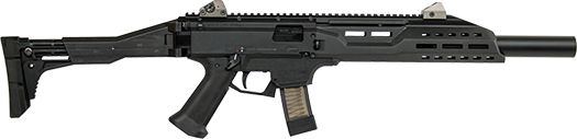 CZ scorpion evo 3 s1 carbine med og uden lyddæmperattrap 6 mm hardball softairgun