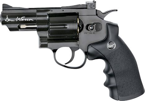 ASG 17175 Dan Wesson 2,5 tomme snubnose revolver 6 mm BB softairgun i sort