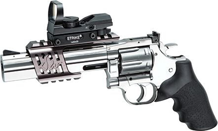 Dan Wesson 715 revolver med chromefarvet overflade