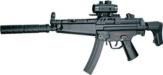 Heckler & Koch i en Brügge & Thomet AG udgave af model MP5 A5 6 mm BB softairgun