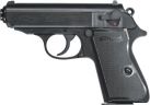 Walther PPK/S softairgun pistol kaliber 6 mm BB, - manuel fjedersystem