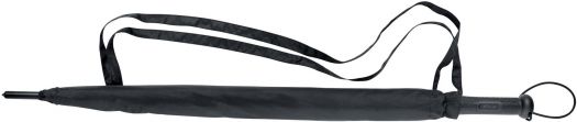 Walther paraply, sort stof med stok af kulfiber / carbon 5.0817